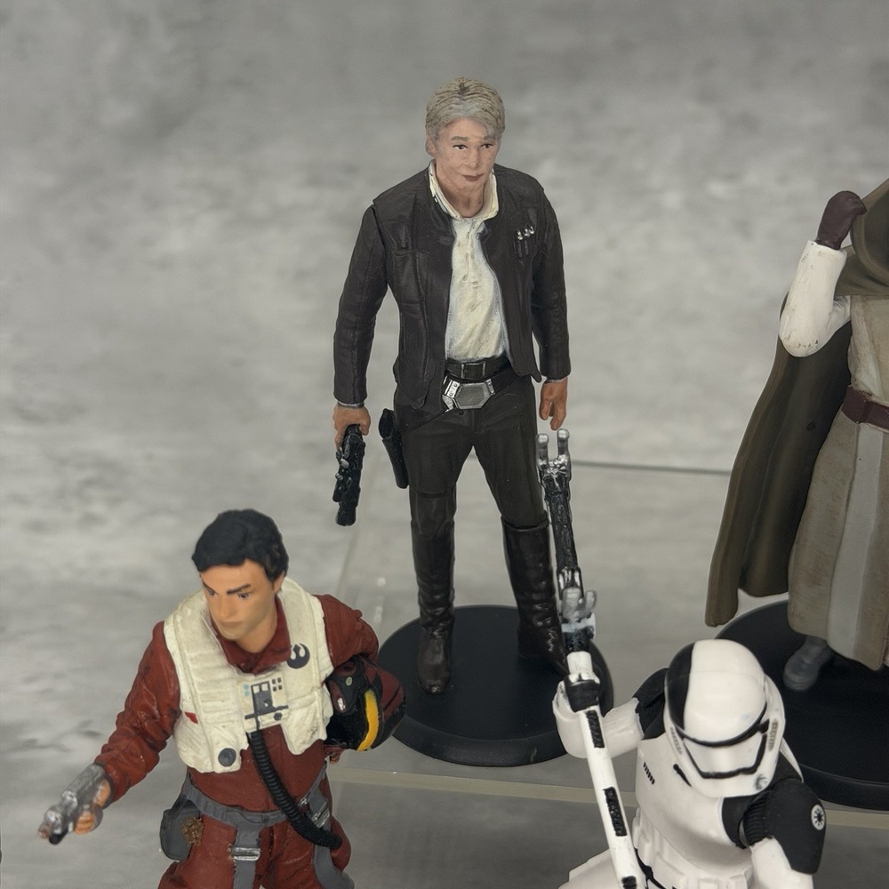 Star Wars PVC Action Figure Set Cake Toppers Deluxe Figurines Lucas Film lot 4" - Picture 7 of 7